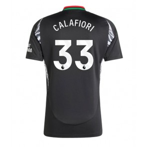 Arsenal Riccardo Calafiori #33 Replika Udebanetrøje 2024-25 Kortærmet